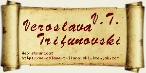 Veroslava Trifunovski vizit kartica